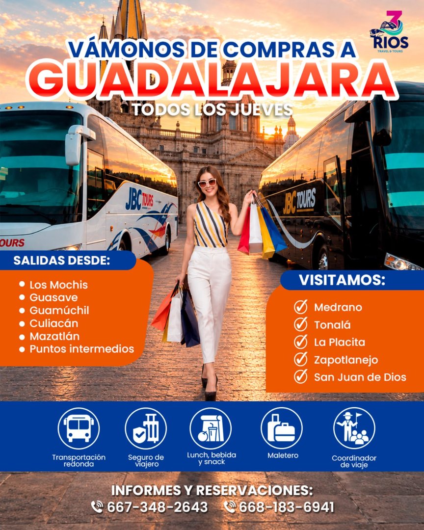 Anuncio de Tres Rios travel & tours: viajes de compras
