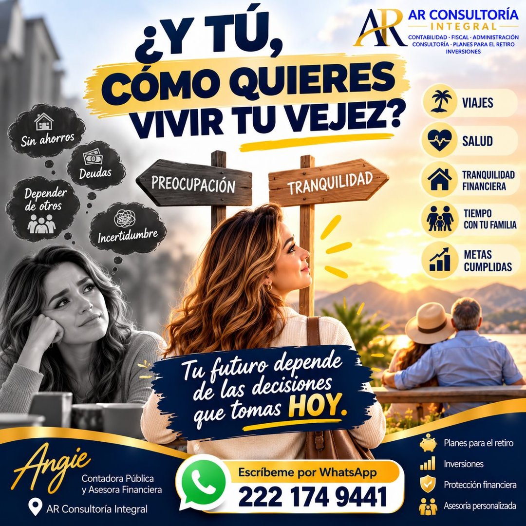 Anuncio de AR Consultoría Integral en contabilidad: Planes para el retiro