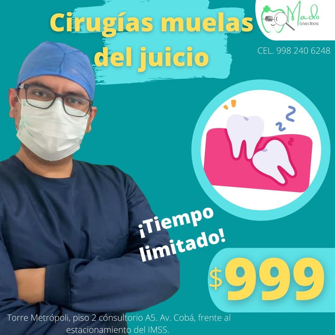 Anuncio de Clinica Dental Mado: Cirugías muelas del juicio