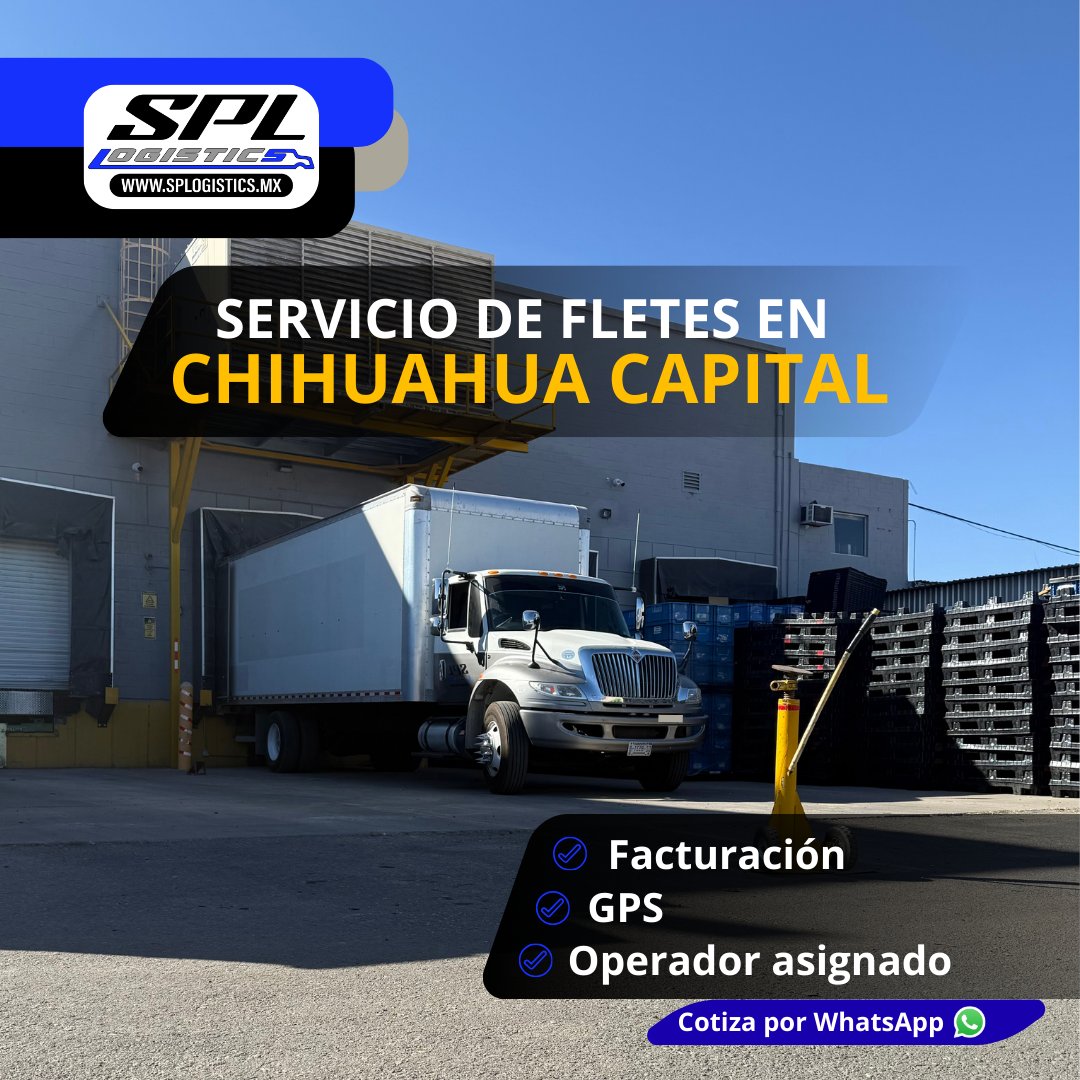 Anuncio de Fletes y Mudanzas Chihuahua - SPL Logistics: Fletes