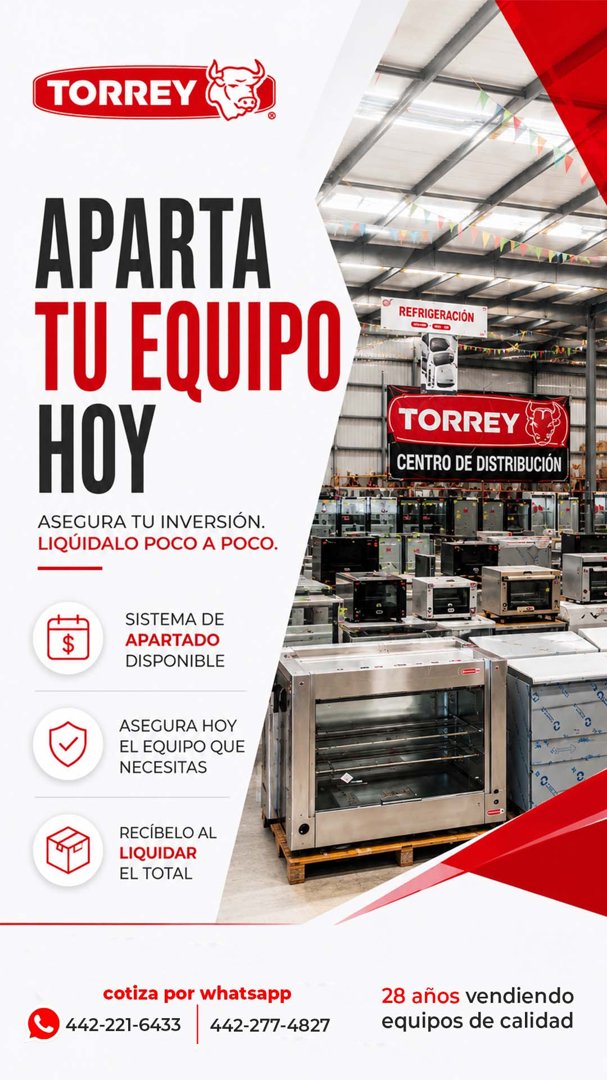 Anuncio de Torrey el sarten: Equipos de refrigeración