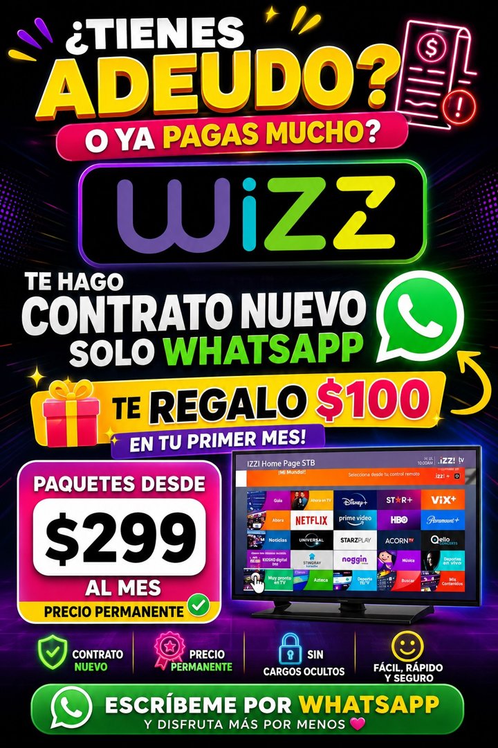 Anuncio de Gabi Gomez: paquetes de TV