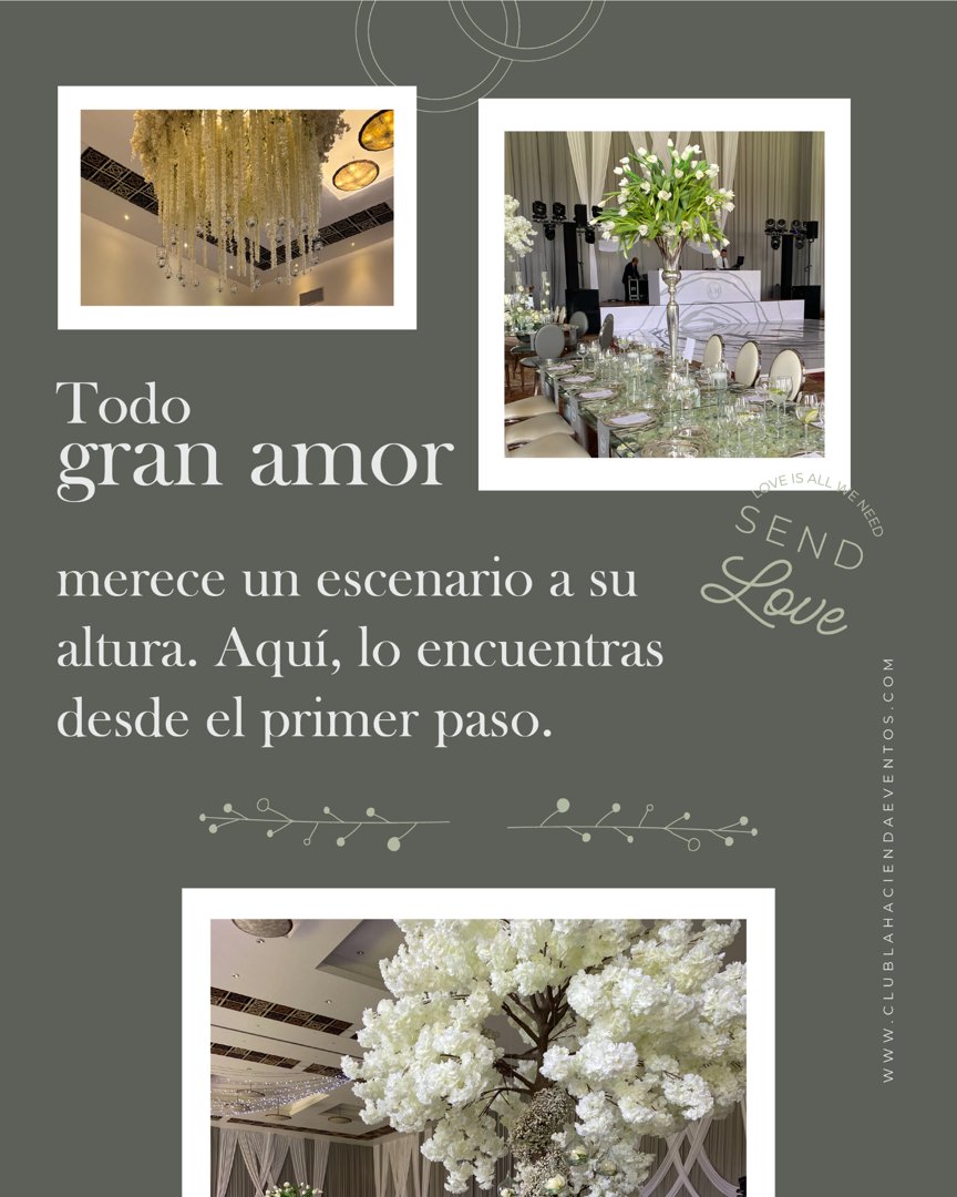 Anuncio de Club de Golf la Hacienda Eventos: Organización de bodas