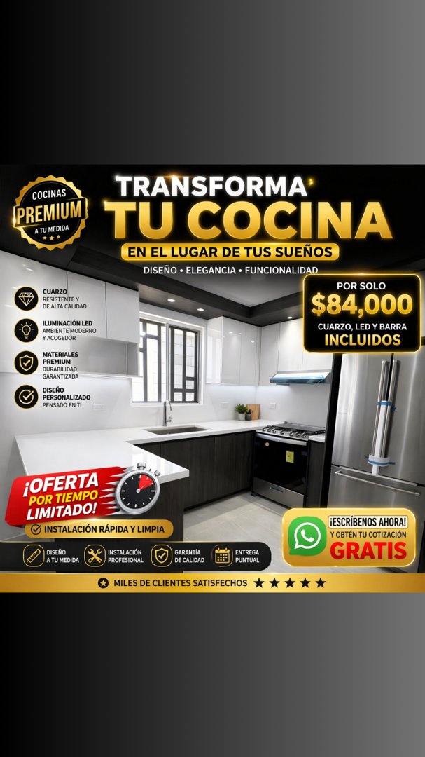 Anuncio de Tzalam Cocinas innovación y diseño: cocinas a medida