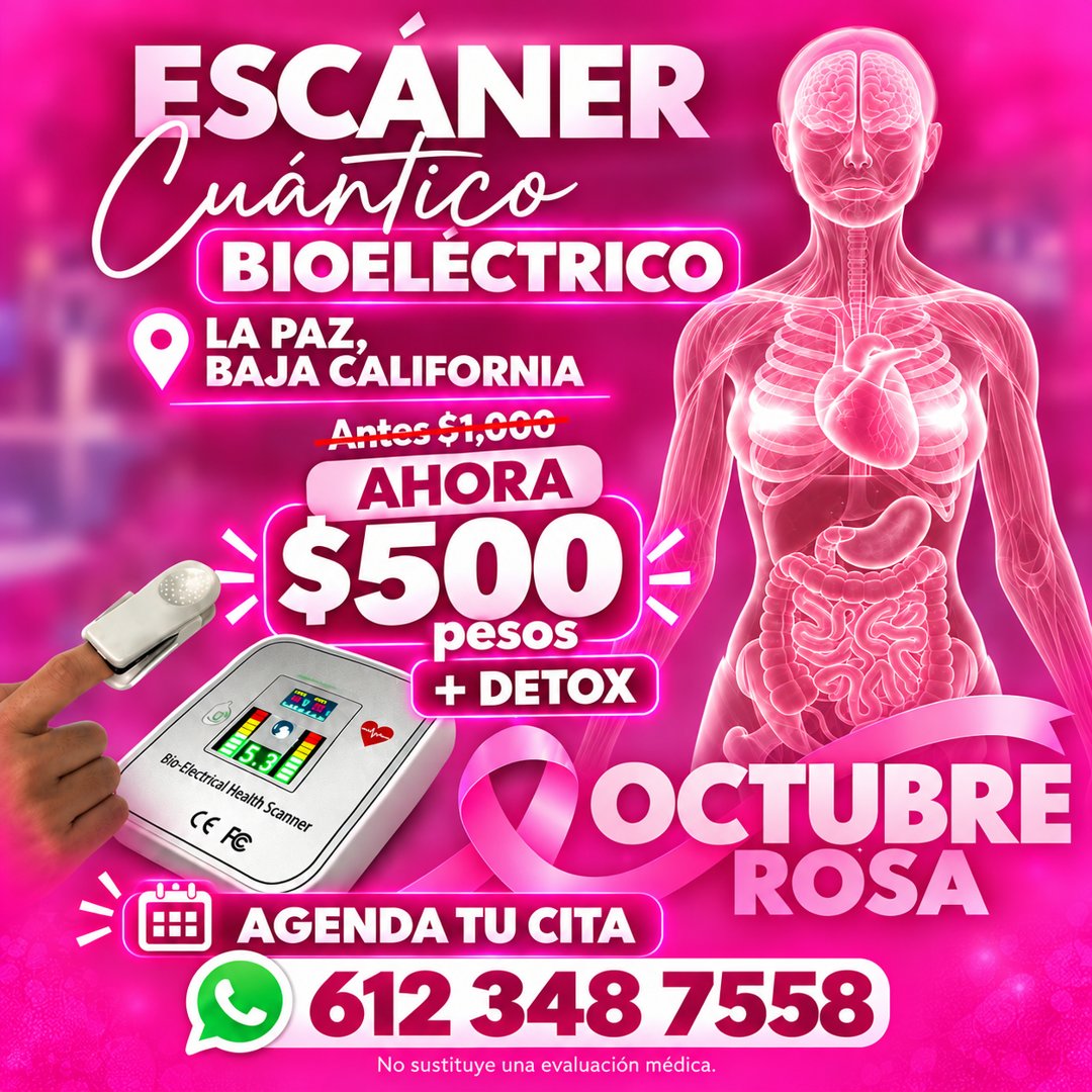 Anuncio de Detox&Shine4ever: Escáner bioeléctrico con charla de bienestar