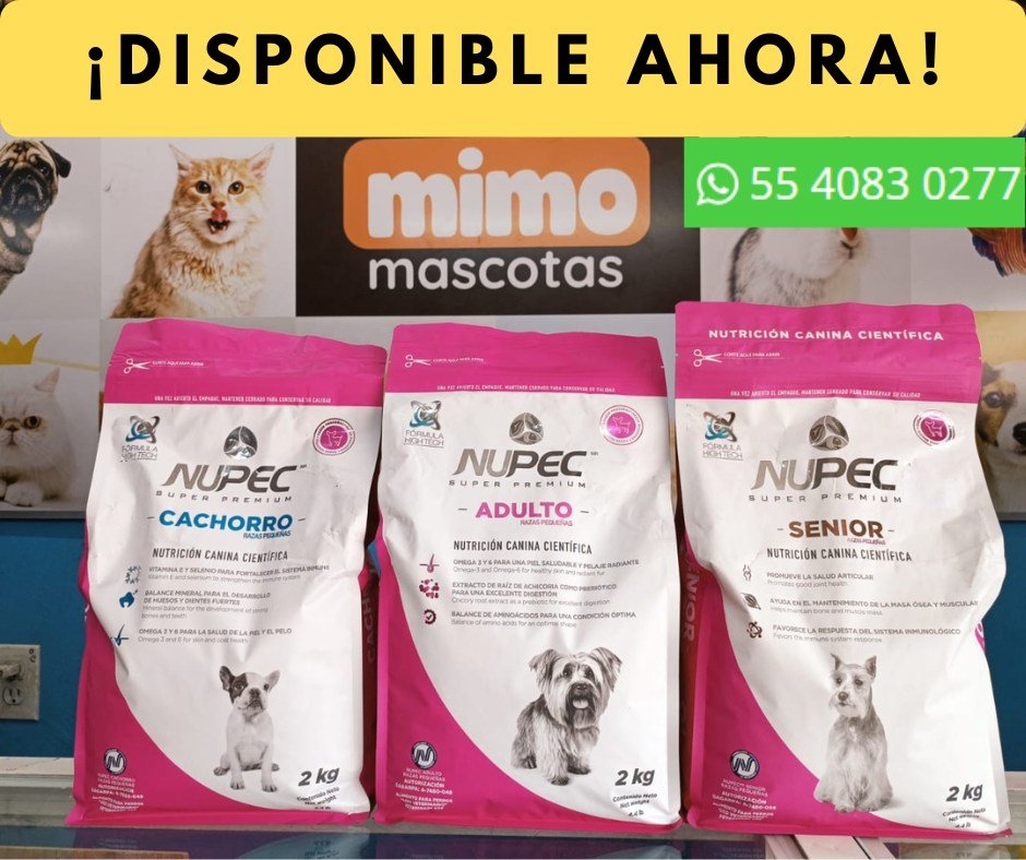 Anuncio de Mimo Mascotas: Alimentos para mascotas