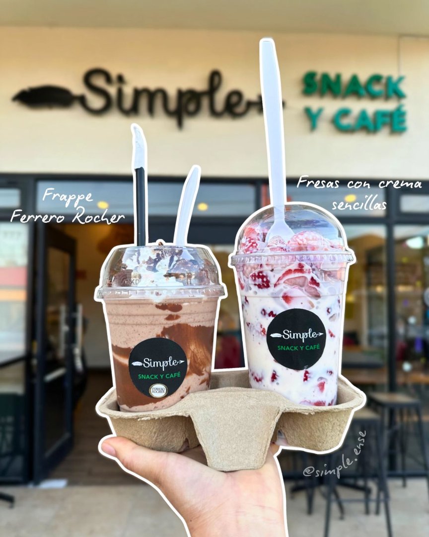 Anuncio de Simple Snack y Café: Snack y café