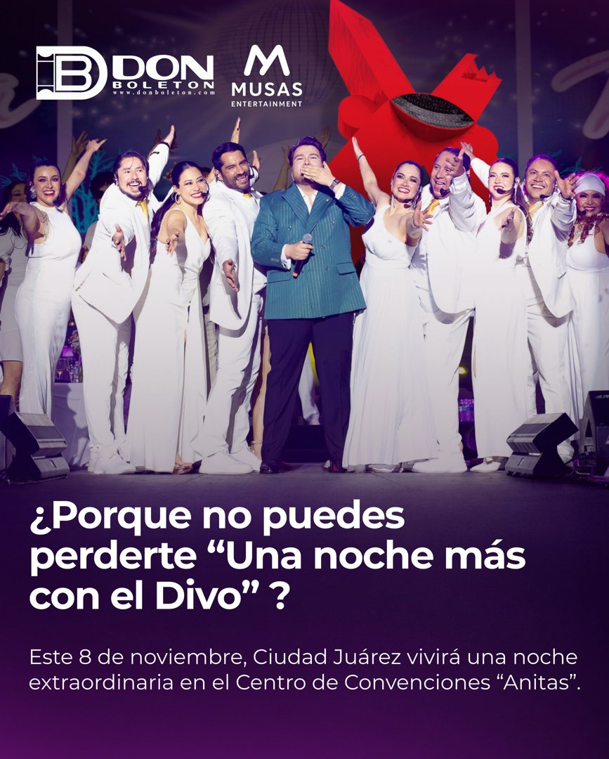 Anuncio de Musas Entertainment: Evento musical en vivo