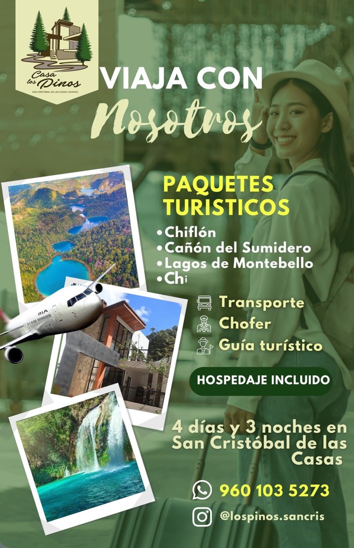 Anuncio de Casa Los Pinos San Cristóbal: paquetes turísticos