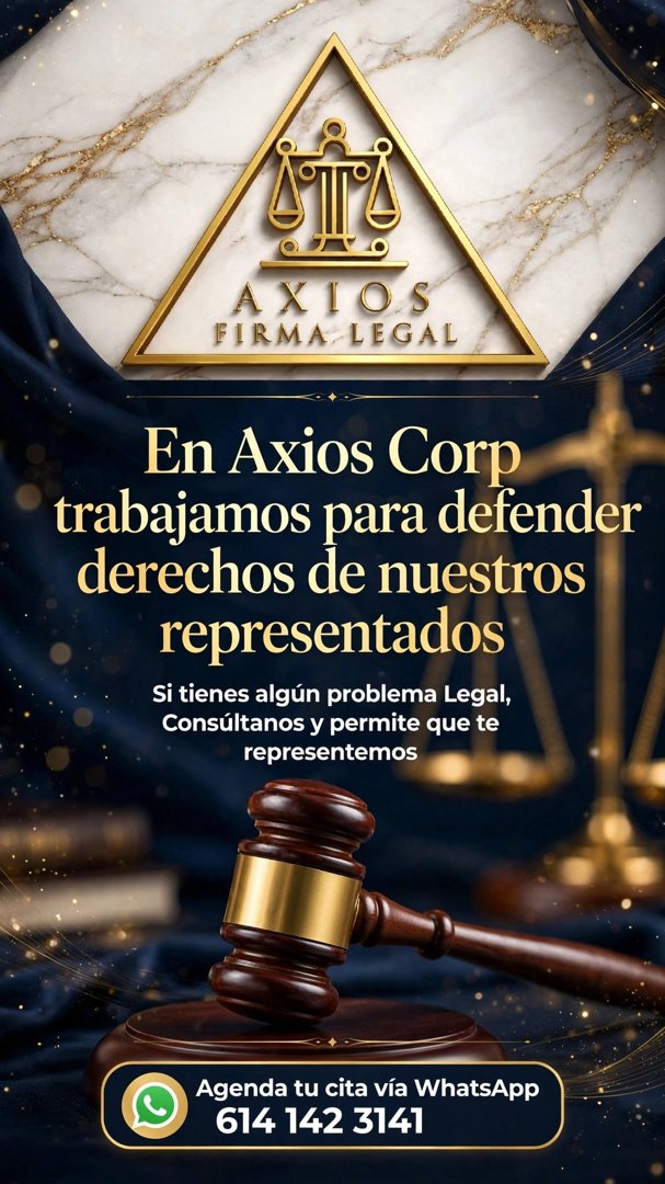 Anuncio de Axios Corp abogados: abogados