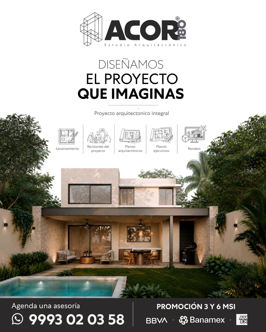 Anuncio de ACOR 180 Estudio Arquitectónico: Diseño arquitectónico integral