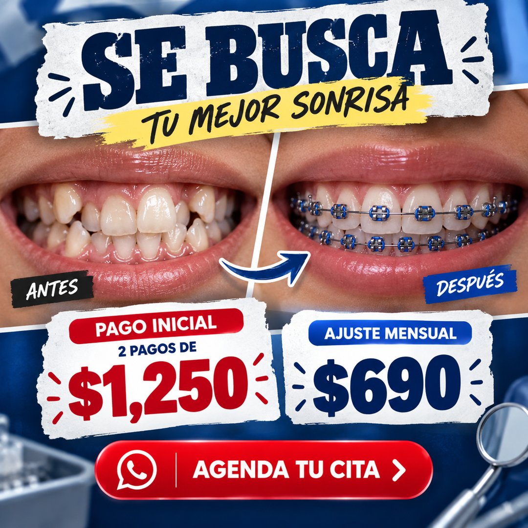 Anuncio de LunaDent: brackets