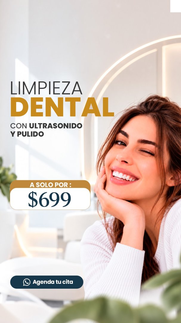 Anuncio de One Dental Camelinas: Limpieza dental