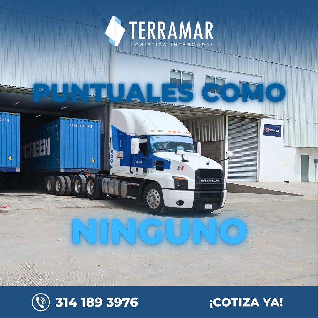 Anuncio de Terramar Logística: Transporte terrestre