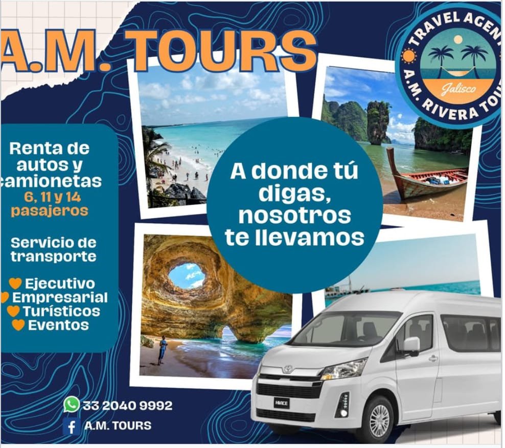Anuncio de A.M. Tours: Renta de autos y camionetas