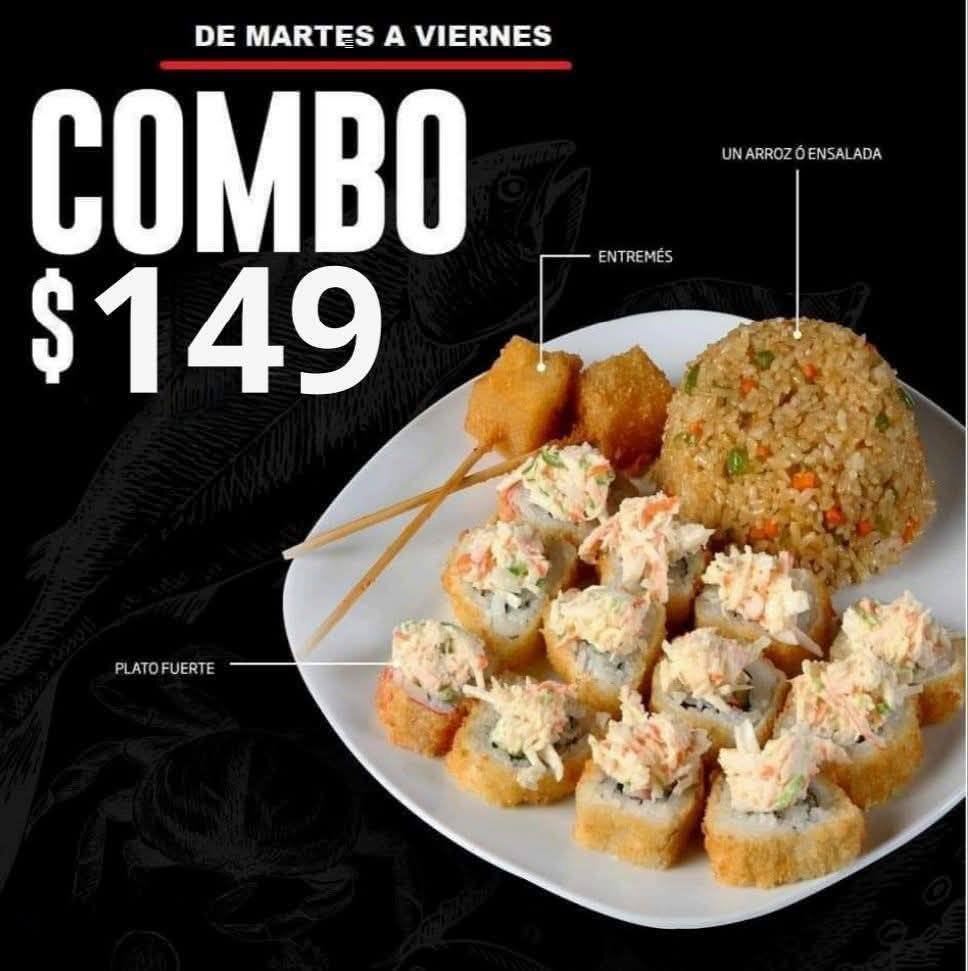 Anuncio de Nikkori Sushi Reynosa: Combo de sushi