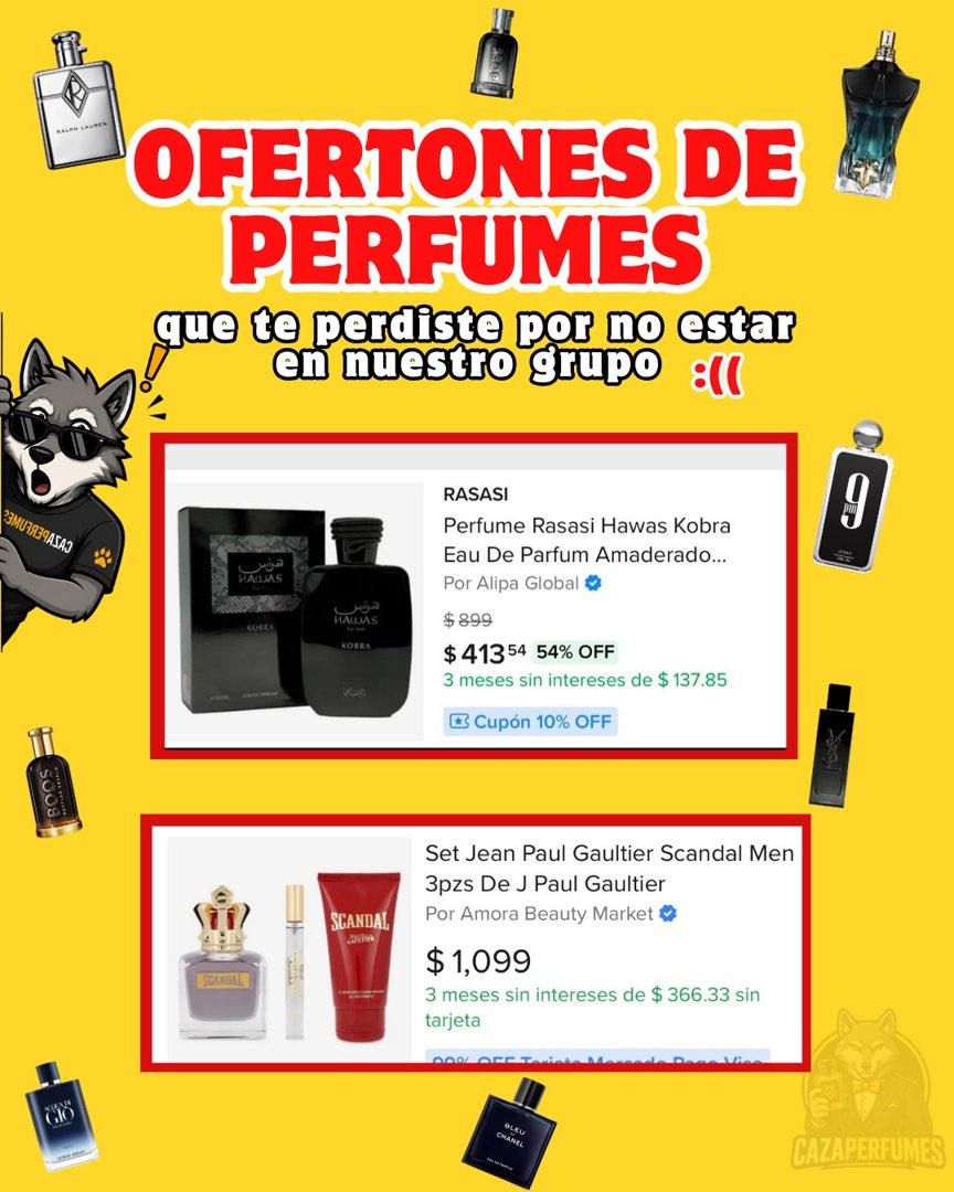 Anuncio de Ofertas Alfa: Perfumes