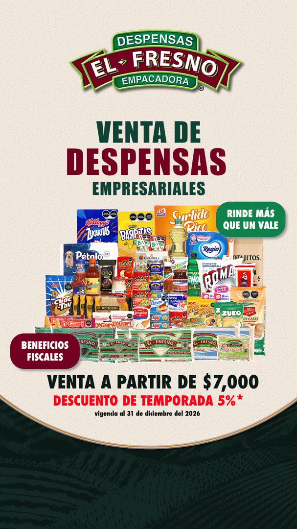 Anuncio de Despensas El Fresno: despensas empresariales