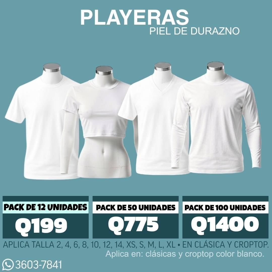 Anuncio de IDUTEX: playeras