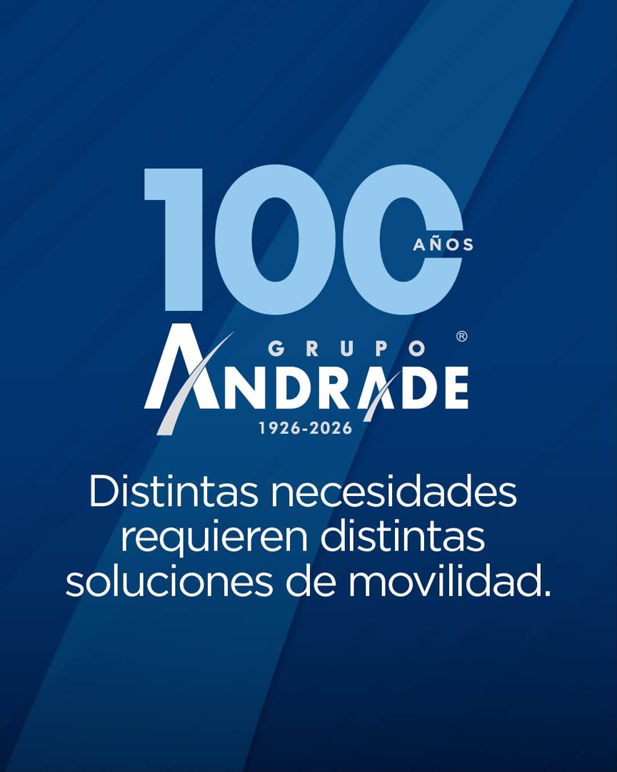 Anuncio de Grupo Andrade: servicios de movilidad