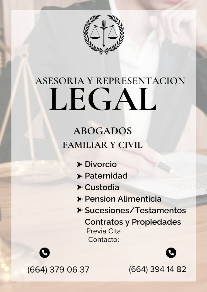 Anuncio de Abogados en Tijuana-Abogado Familiar y Civil: Abogados Familiar y Civil