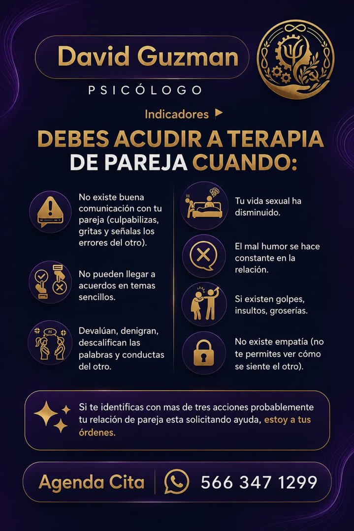 Anuncio de Psicoterapia Evoluciona: Terapia psicológica de pareja