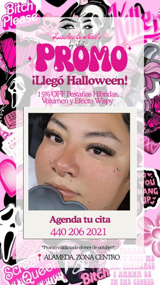 Anuncio de Alejandra Esparza: pestañas