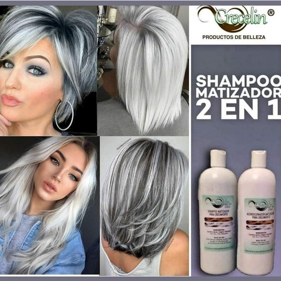 Anuncio de Crecelin Shampoo: Shampoo matizador
