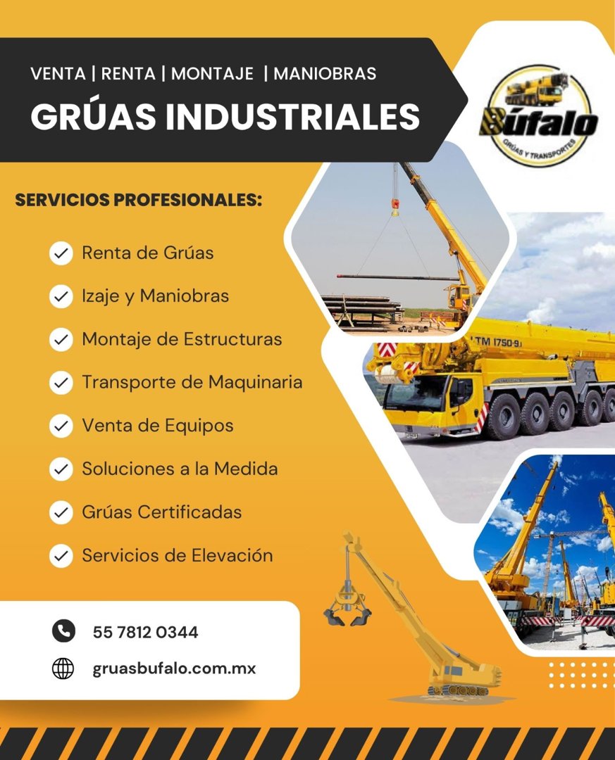 Anuncio de Grúas Industriales GytB