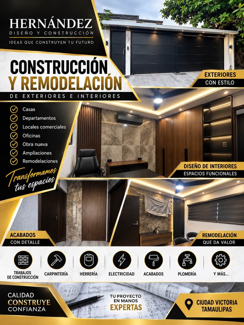 Anuncio de Arq.Jesus Hernández: construcción y remodelación