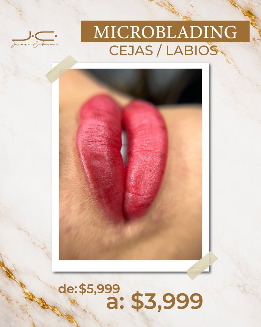 Anuncio de Jaime Cabrera Studio: microblading de cejas y micropigmentación de labios