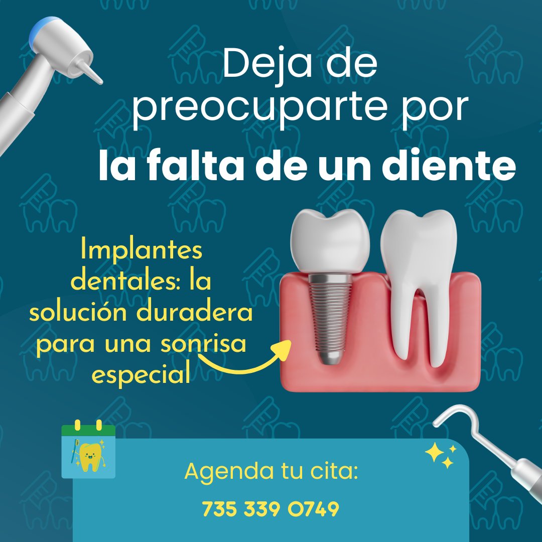 Anuncio de Dental Solórzano: Implantes dentales