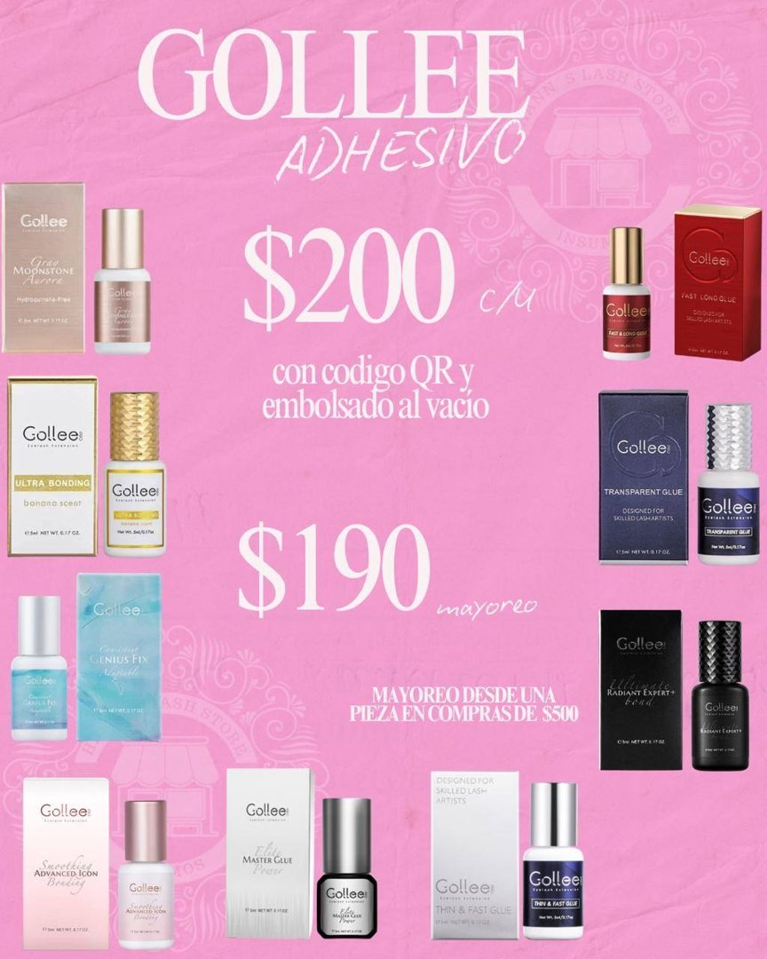 Anuncio de Hann's Lash Store: adhesivo para pestañas