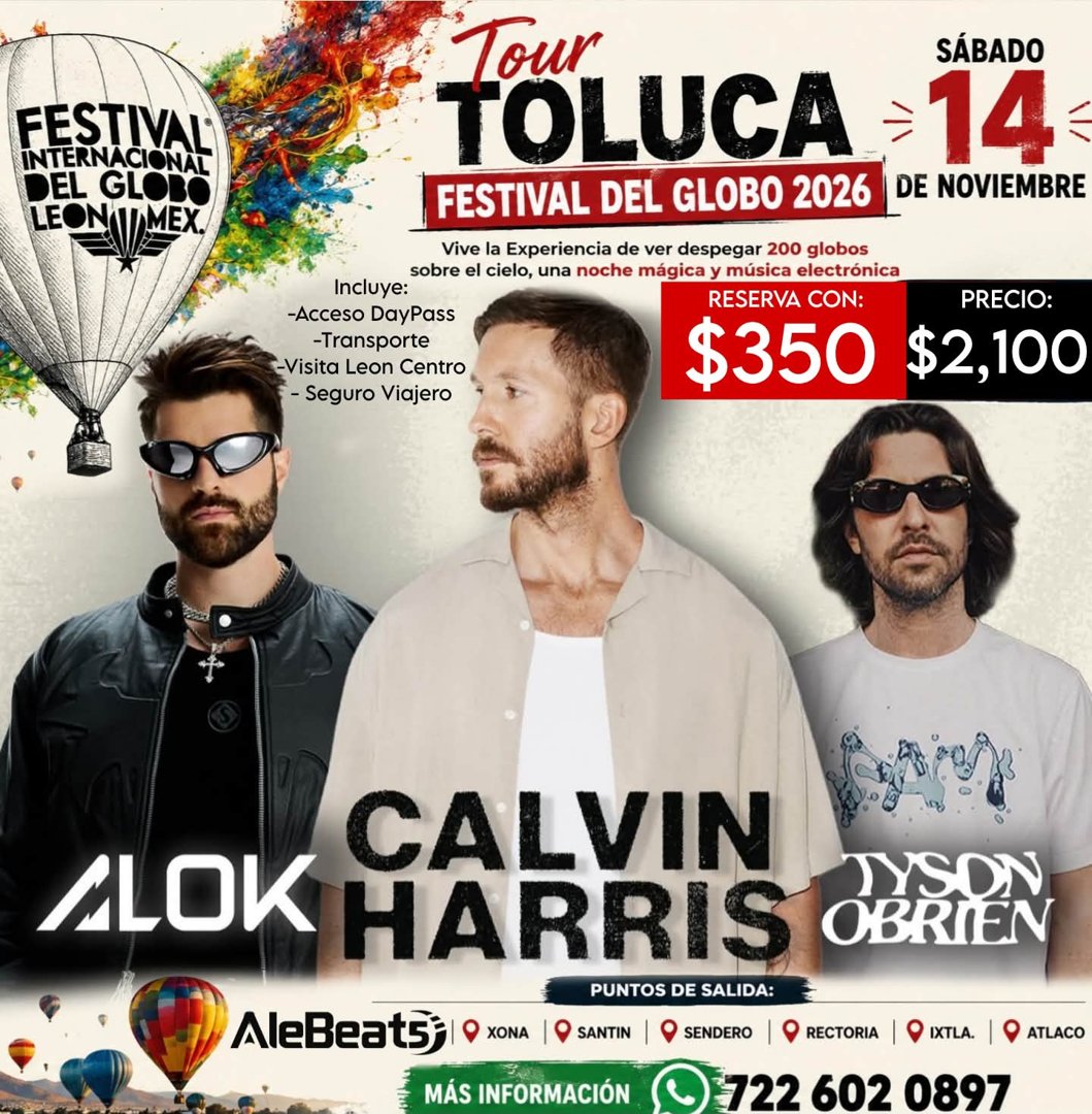 Anuncio de AleBeat5: Paquete completo de viaje al Festival del Globo 2026