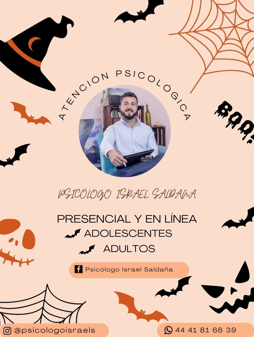 Anuncio de Psicólogo Israel Saldaña: psicología
