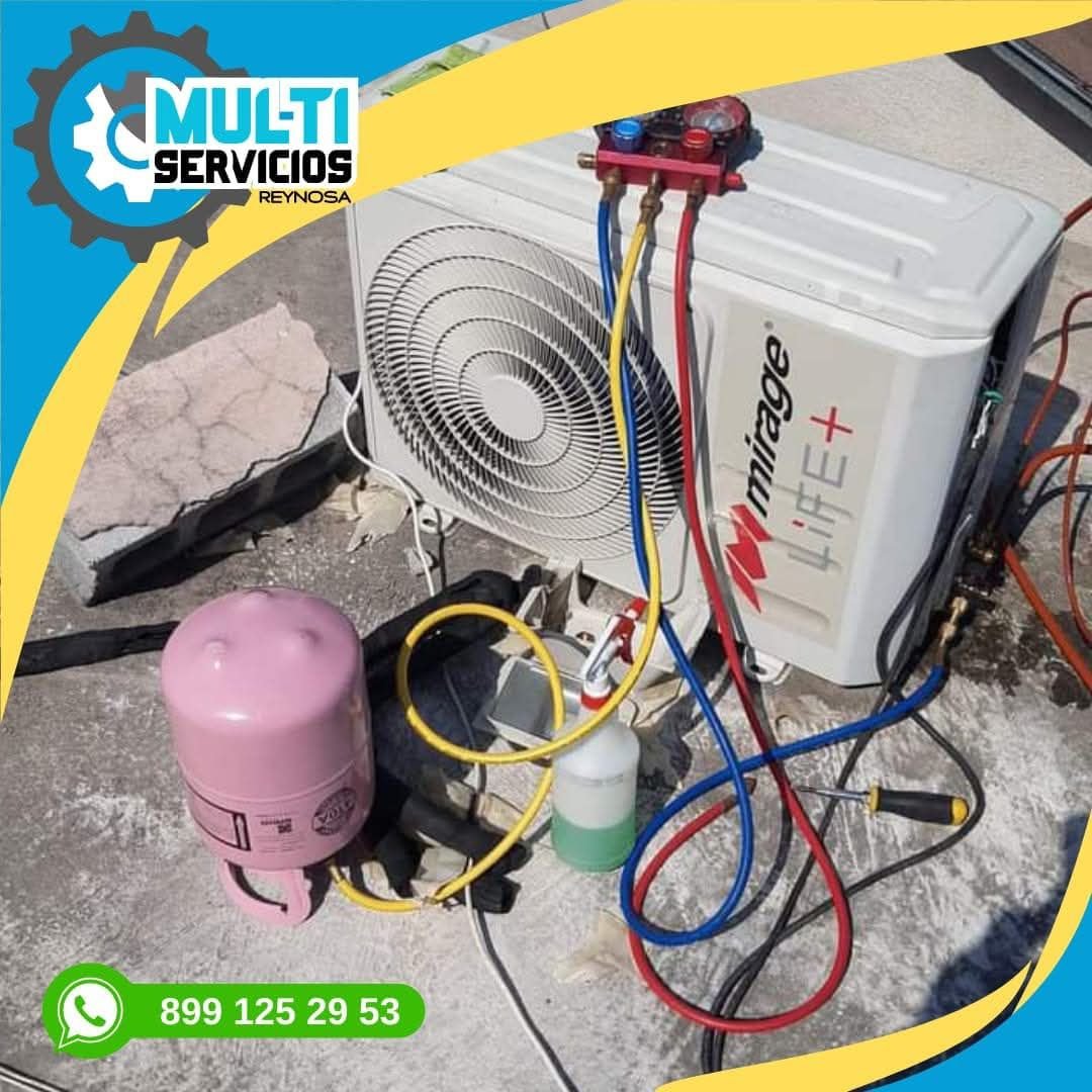 Anuncio de Multiservicios Reynosa: Mantenimiento y reparación de minisplit y equipos de climatización