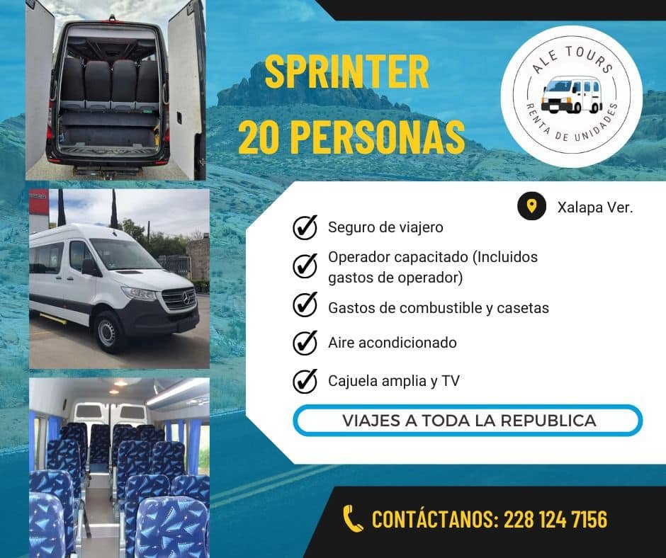 Anuncio de Ale Tours: alquiler de van 20 personas