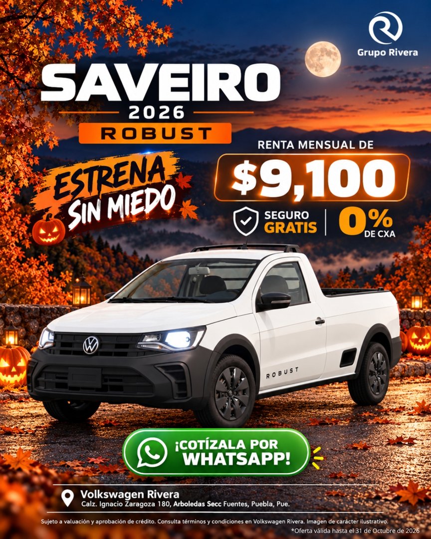 Anuncio de Grupo Rivera: pickup