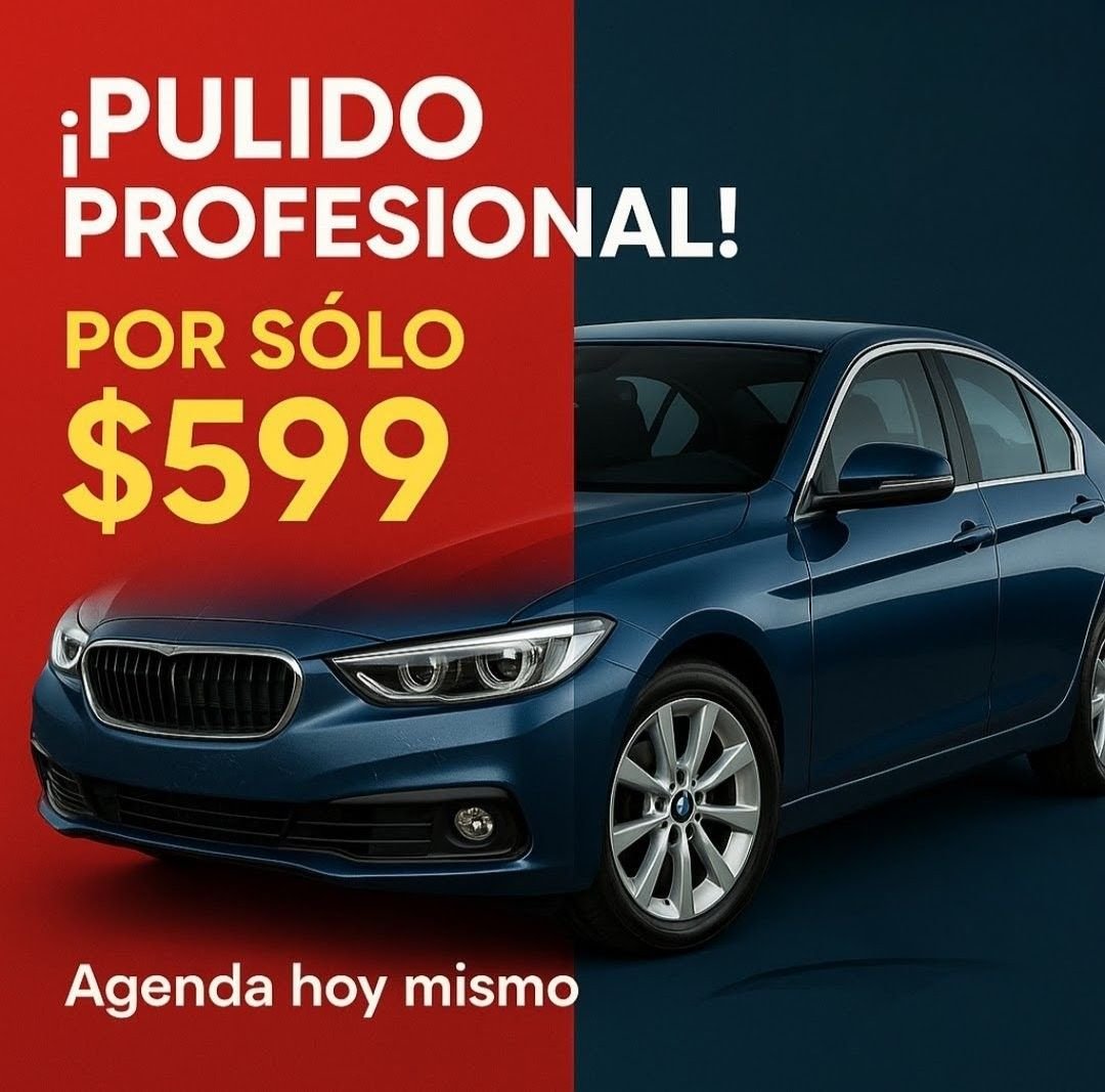 Anuncio de Soluciones en pulido automotriz y un poco +: pulido automotriz