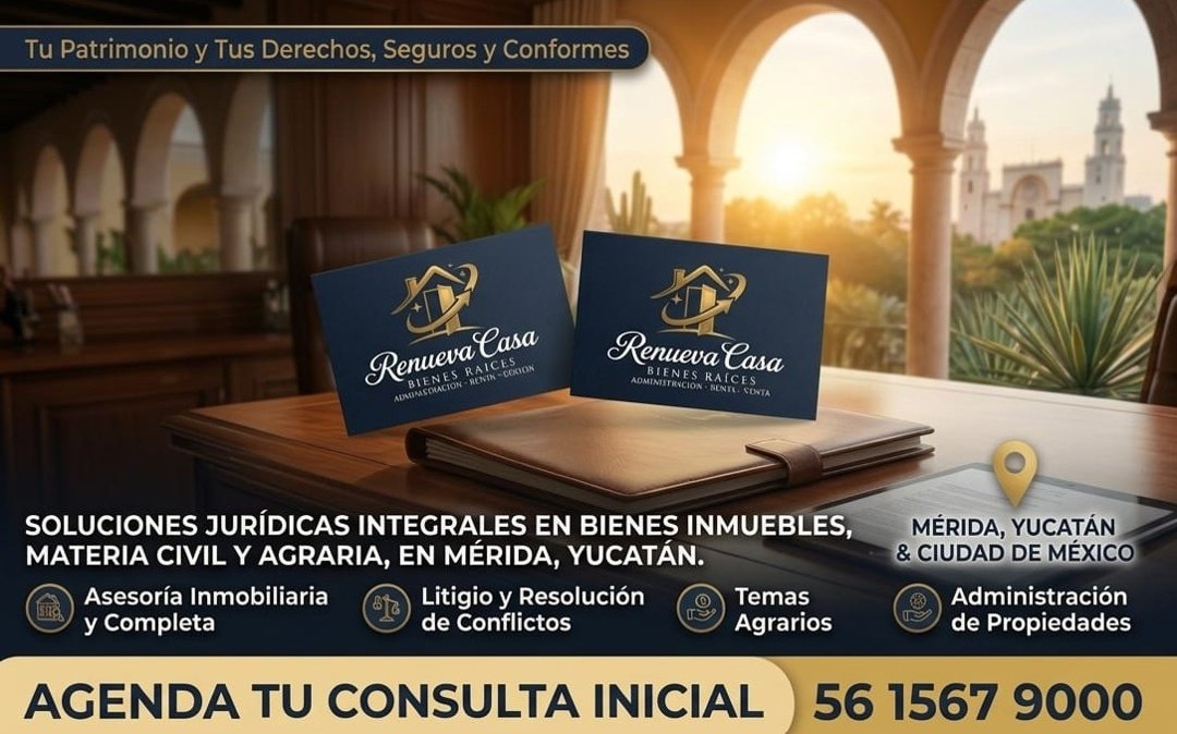 Anuncio de Renueva Casa - Inventario: Servicios jurídicos integrales en bienes inmuebles, civil y agraria