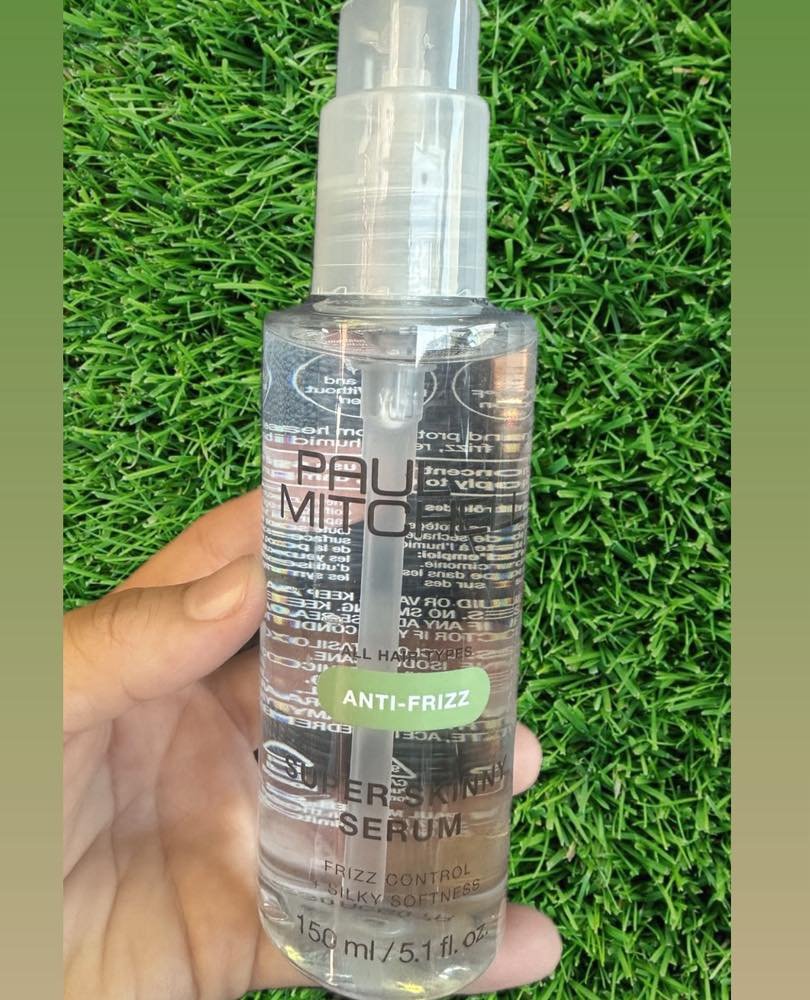 Anuncio de Beauty and hair care mxli: Anti-frizz serum