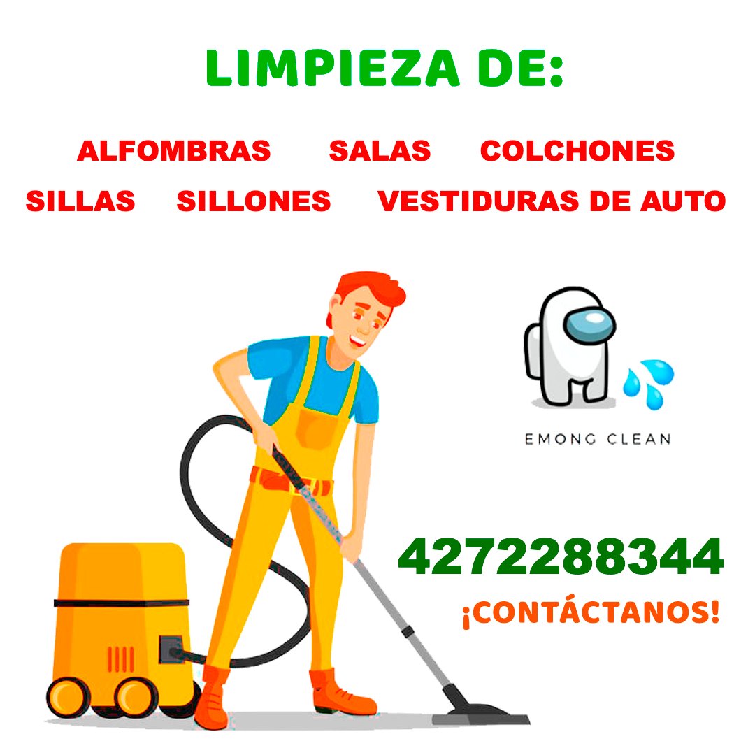 Anuncio de Emong Clean ll: Limpieza de muebles y tapicería