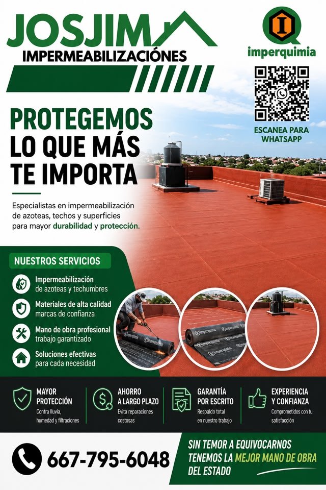 Anuncio de Impermeabilizaciones Josjima: Impermeabilizaciones