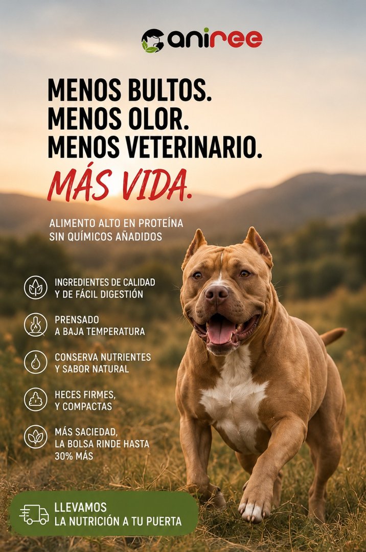 Anuncio de Caniree Alimento para Perro Alto en Proteina: Alimento para perro alto en proteína