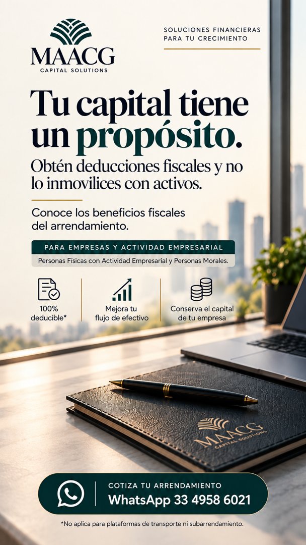 Anuncio de MAACG Arrendamiento: arrendamiento