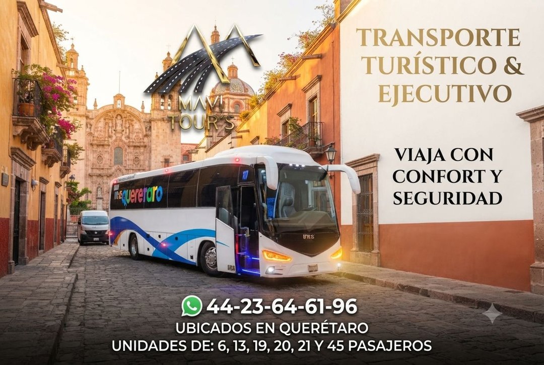 Anuncio de MAVI Transporte de Turismo: Renta de autobuses y camionetas