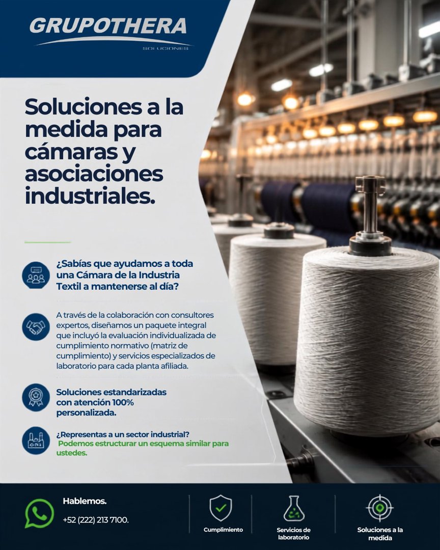 Anuncio de Grupo Thera Soluciones: Consultoría integral para cumplimiento normativo y servicios de laboratorio