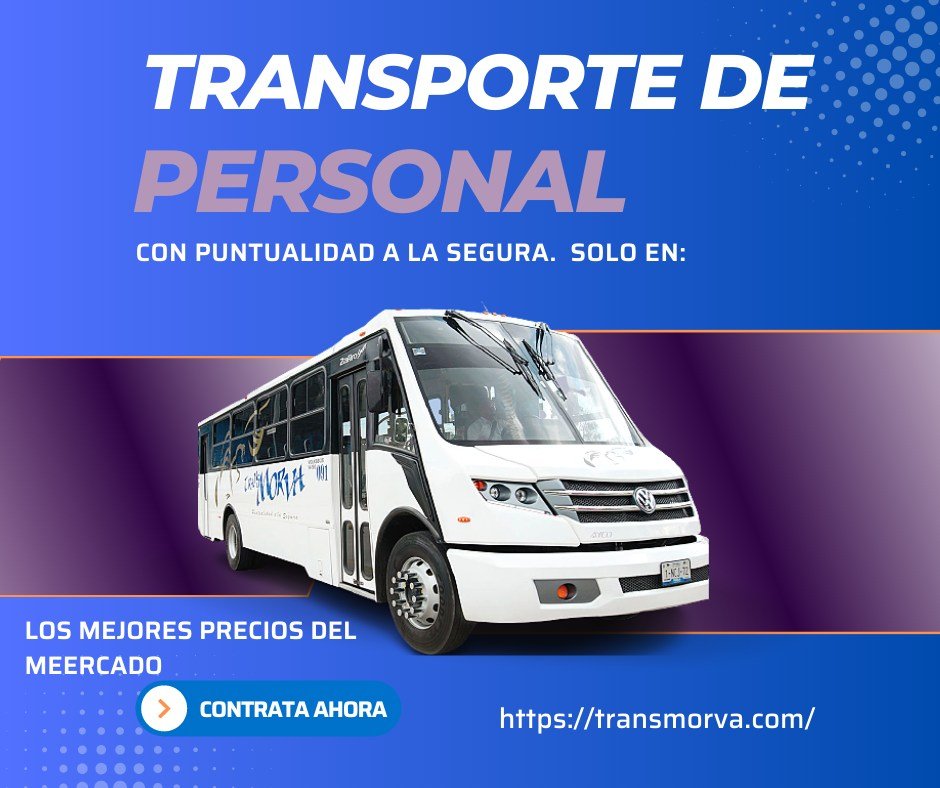 Anuncio de Transmorva: Transporte de personal