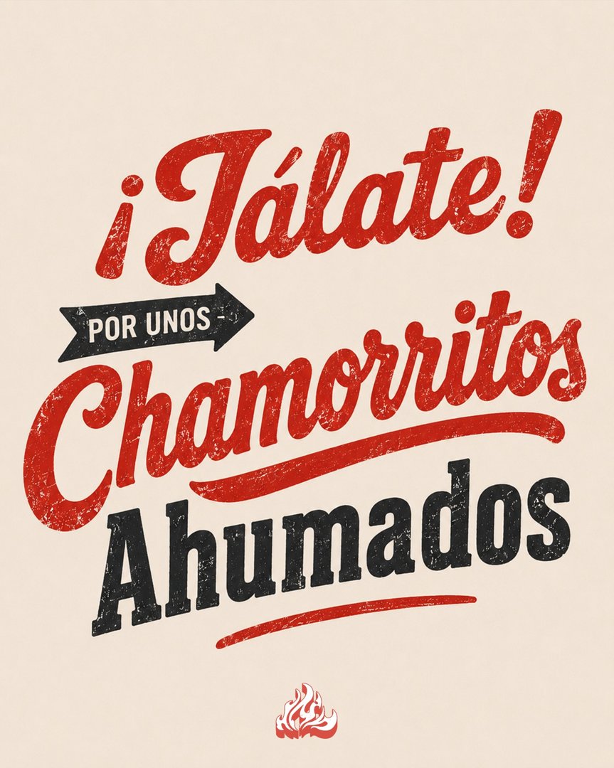 Anuncio de Smoky House BBQ: Chamorritos Ahumados