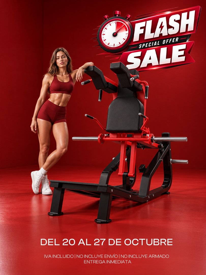 Anuncio de Realleader Mexico: equipamiento para gimnasio
